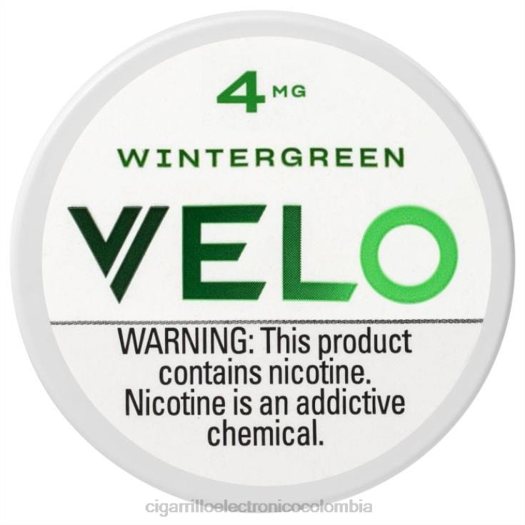 menta - cigarrillo electronico cali Colombia 6PB4X39 VELO bolsa de nicotina 4 mg
