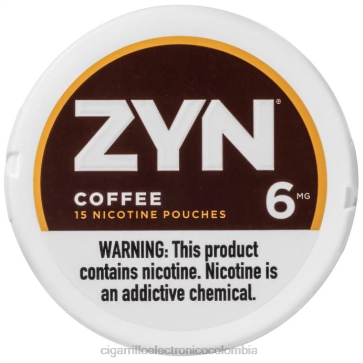 café - cigarrillo electrónico sin nicotina 6PB4X22 ZYN bolsa de nicotina 6 mg