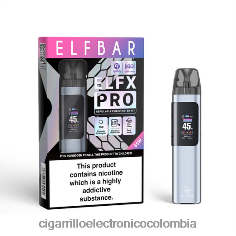 negro ELFBAR ELFX Pro ABRIR APOL DE POD N2000N5
