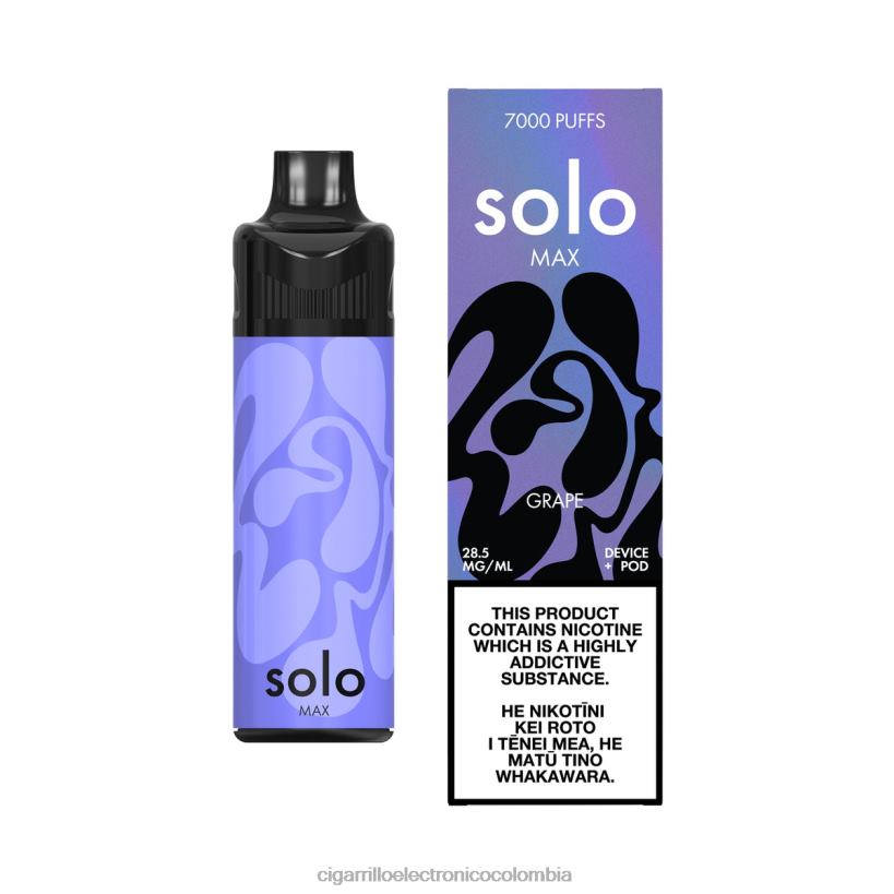 Cigarrillo Electrónico Vape - Solo MAX kit de cápsulas uva HHHBR67