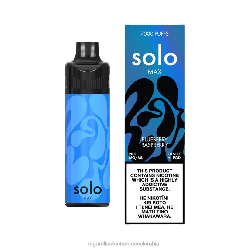Vaporizador Desechable Precio - Solo MAX kit de cápsulas frambuesa arándano HHHBR65