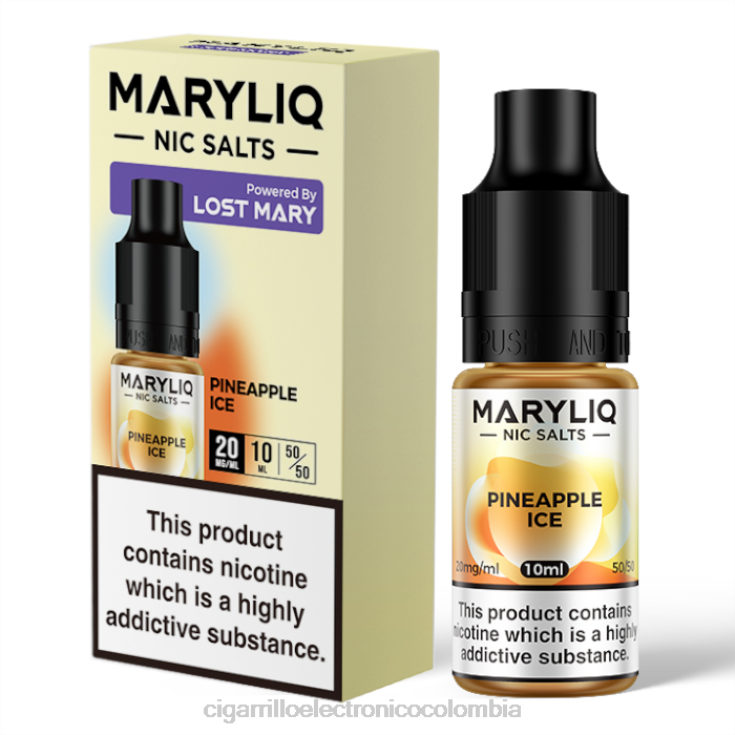 hielo de piña - cigarrillo electrónico sin nicotina 6PB4X452 LOST MARY MARYLIQ sales nic - 10ml - 20mg