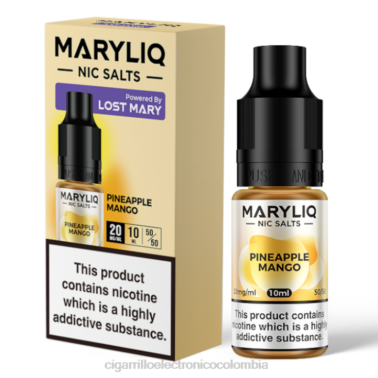mango de piña - cigarrillo electrónico recargable 6PB4X453 LOST MARY MARYLIQ sales nic - 10ml - 20mg