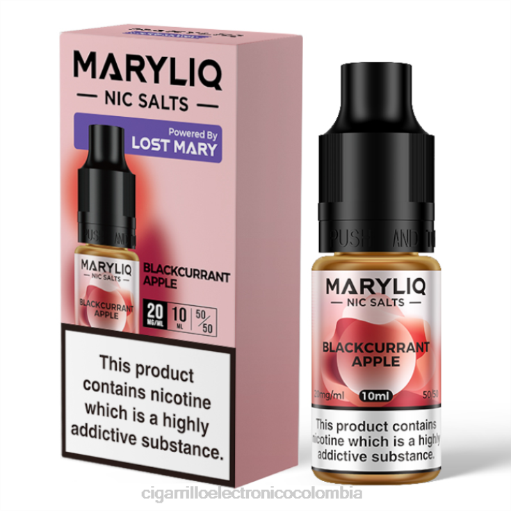 manzana de grosella negra - cigarrillo electrónico desechable 6PB4X440 LOST MARY MARYLIQ sales nic - 10ml - 20mg