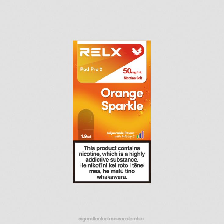 brillo naranja - cigarrillo electrónico desechable 6PB4X240 RELX Pod Pro 2