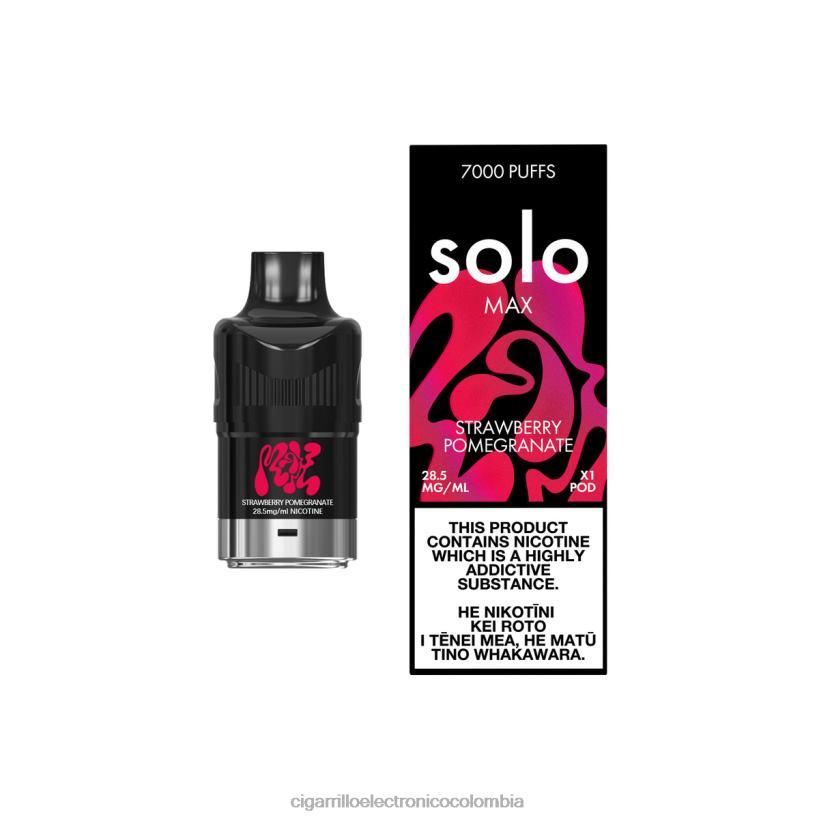Cigarrillo Electrónico Colombia Precio - Solo MAX vaina granada de fresa HHHBR84