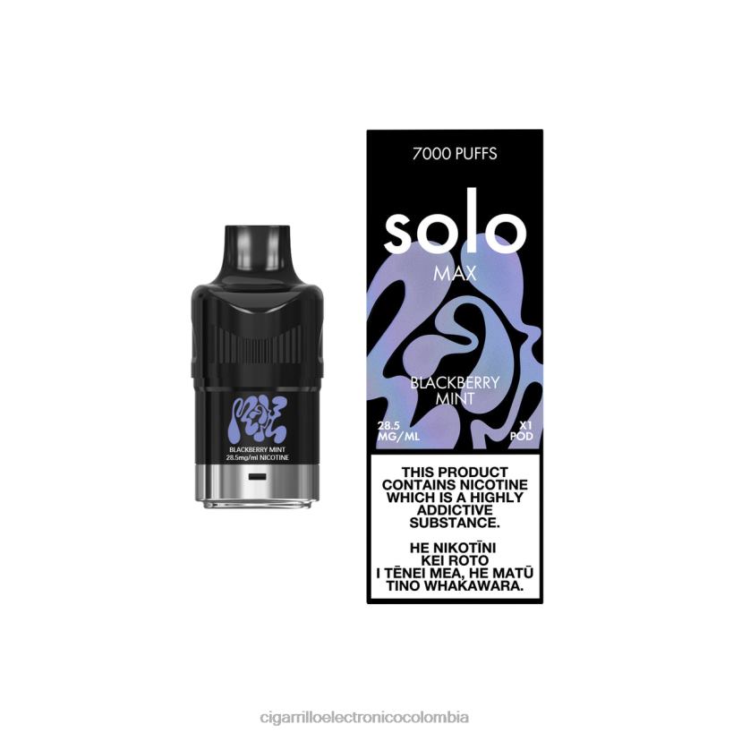Cigarrillo Electronico Venta Mayoreo - Solo MAX vaina menta mora HHHBR73