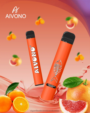 Cigarrillo Electronico Cali Colombia - Aivono AIM FISHBONE 600 naranja pomelo 4T020280