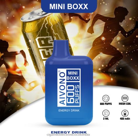 Cigarrillo Electrónico Desechable - Aivono AIM MINI BOXX 600 bebida energética 4T020237