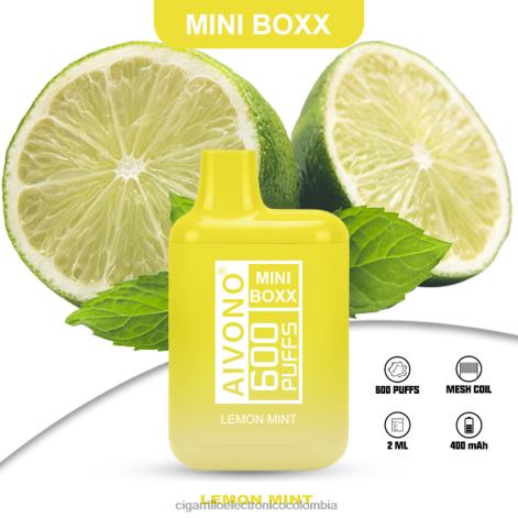 Productos De Vapeo Al Por Mayor - Aivono AIM MINI BOXX 600 menta limon 4T020233