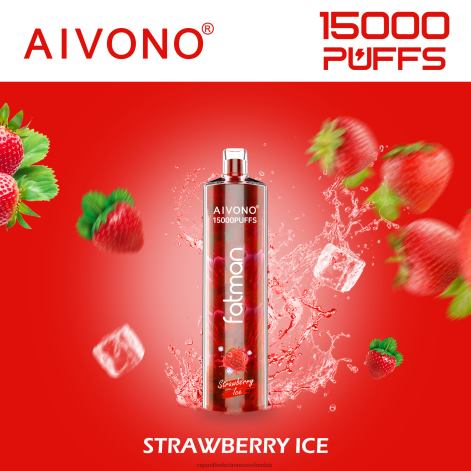 Tienda De Vapeo Al Por Mayor - Aivono FATMAN 15000 hielo de fresa 4T02011