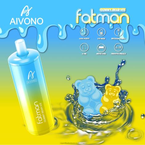 Cigarrillo Electrónico Colombia Precio - Aivono FATMAN 6800 hielo de osito de goma 4T02032