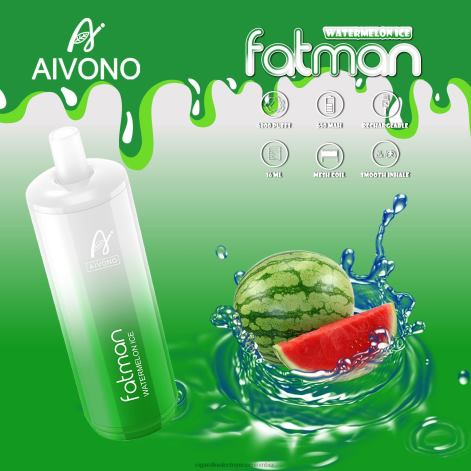 Cigarrillo Electrónico Vape - Aivono FATMAN 6800 hielo de sandia 4T02028