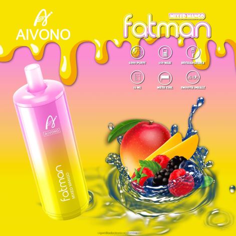 Vaporizador Desechable Precio - Aivono FATMAN 6800 mango mixto 4T02026