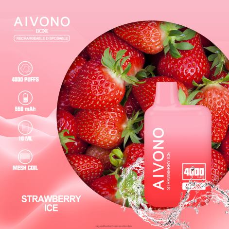 Cigarrillo Electrónico Colombia - Aivono AIM BOXX 4000 hielo de fresa 4T020226