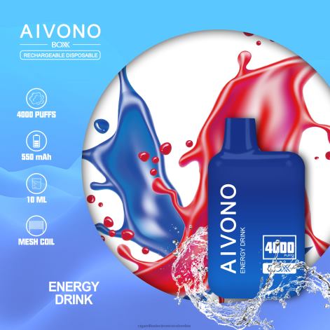 Cigarrillo Electrónico Terea - Aivono AIM BOXX 4000 bebida energética 4T020225