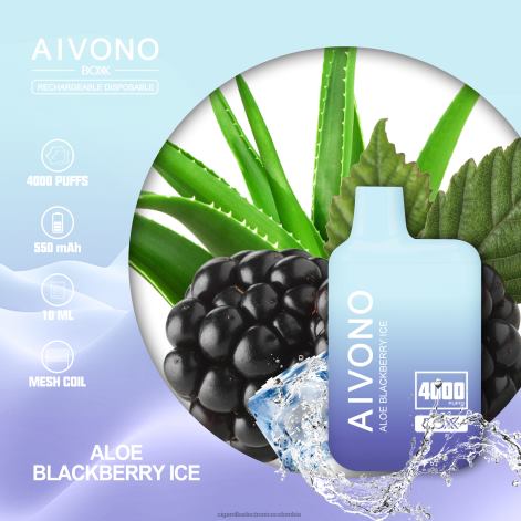 Cigarrillo Electronico Cali Colombia - Aivono AIM BOXX 4000 hielo actual de aloe 4T020228