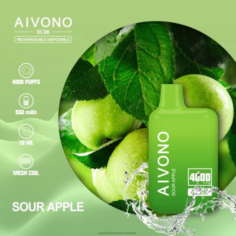 Productos De Vapeo Al Por Mayor - Aivono AIM BOXX 4000 manzana agria 4T020220
