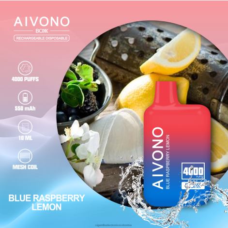 Vapeo Al Por Mayor - Aivono AIM BOXX 4000 limón frambuesa azul 4T020217