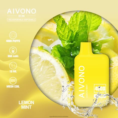 Vapeo Al Por Mayor - Aivono AIM BOXX 4000 menta limon 4T020230