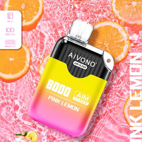 Cigarrillo Electrónico Desechable - Aivono AIM CLEAR 8000 limon rosa 4T020211