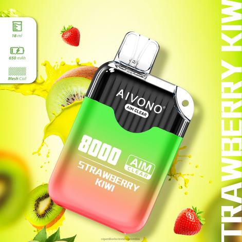 Cigarrillo Electrónico Vape - Aivono AIM CLEAR 8000 kiwi fresa 4T020210