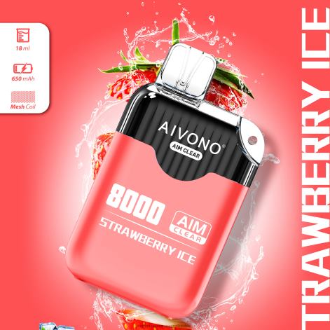 Distribuidor Vapeo Al Por Mayor - Aivono AIM CLEAR 8000 hielo de fresa 4T020205