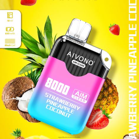 Productos De Vapeo Al Por Mayor - Aivono AIM CLEAR 8000 fresa piña coco 4T020207