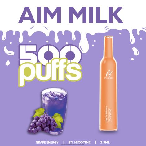 Cigarrillo Electrónico Colombia - Aivono AIM MILK 500 energía de la uva 4T020265