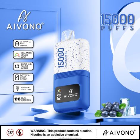 Cigarrillo Electrónico Desechable - Aivono AIM magic 15000 hielo de arándanos 4T02068