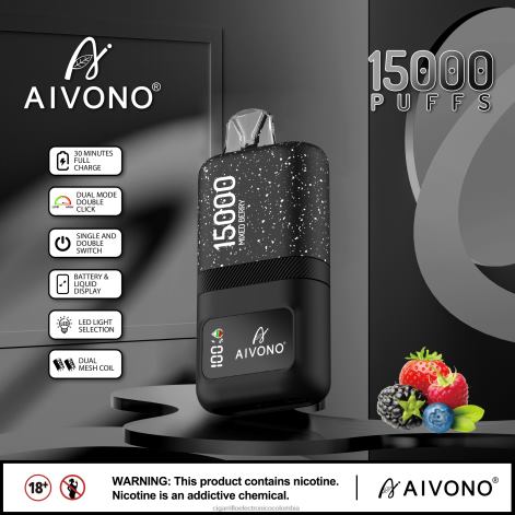 Cigarrillo Electrónico Vape - Aivono AIM magic 15000 bayas mixtas 4T02067