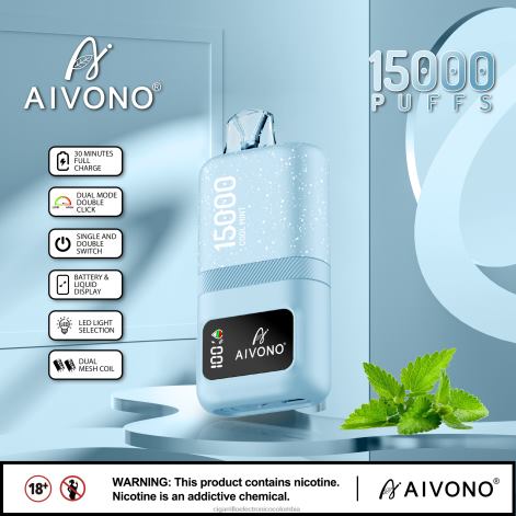 Distribuidor Vapeo Al Por Mayor - Aivono AIM magic 15000 menta fresca 4T02062
