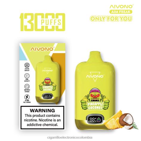 Cigarrillo Electrónico Precio - Aivono AIM FREAK 13000 coco piña 4T020248