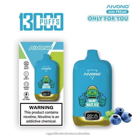 Cigarrillo Electronico Venta Mayoreo - Aivono AIM FREAK 13000 hielo azul 4T020242