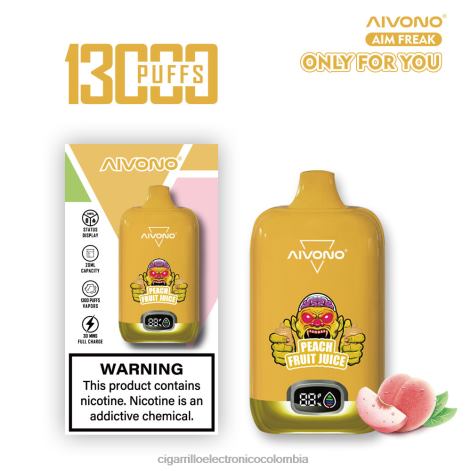 Tienda De Vapeo Al Por Mayor - Aivono AIM FREAK 13000 jugo de durazno 4T020245