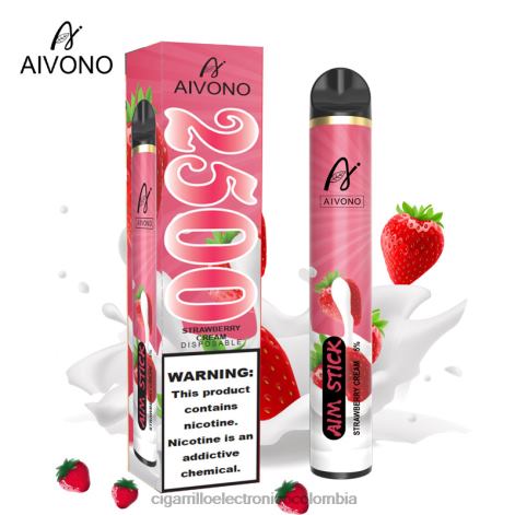 Productos De Vapeo Al Por Mayor - Aivono AIM STICK 2500 crema de fresa 4T020155
