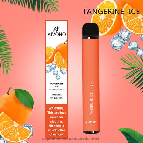 Cigarrillo Electrónico Vape - Aivono AIM PLUS 800 hielo de mandarina 4T020197