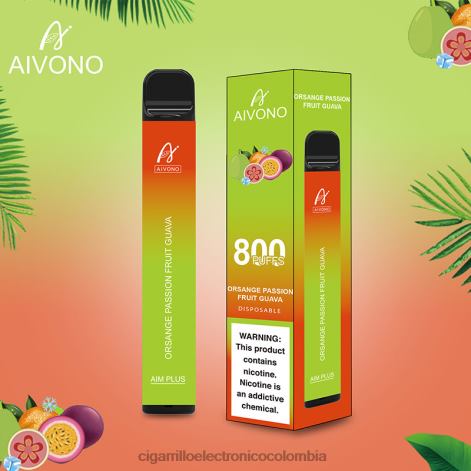 Cigarrillo Electronico Cali Colombia - Aivono AIM PLUS 800 naranja maracuyá guayaba 4T020189
