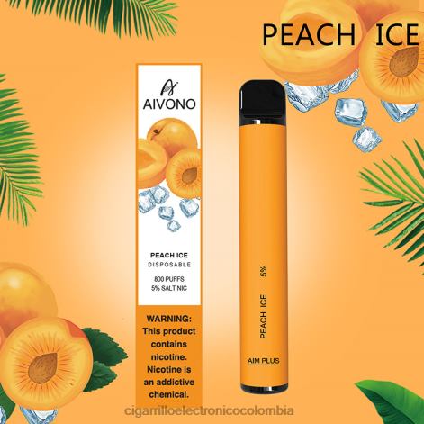 Cigarrillo Electronico Venta Mayoreo - Aivono AIM PLUS 800 hielo de durazno 4T020190