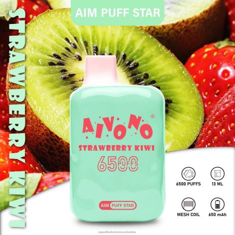 Cigarrillo Electronico Venta Mayoreo - Aivono AIM PUFF STAR 6500 kiwi fresa 4T020294