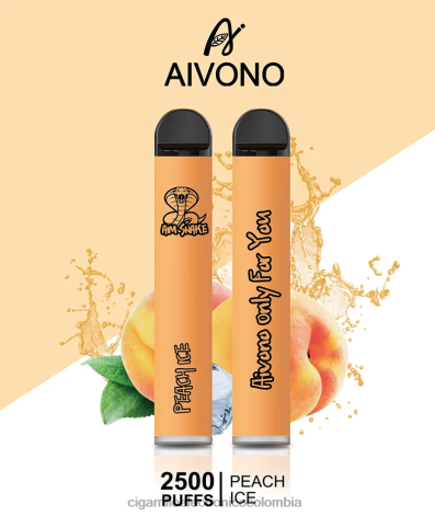 Cigarrillo Electrónico Terea - Aivono AIM SNAKE 2500 hielo de durazno 4T020316