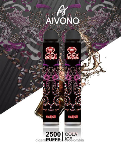 Cigarrillo Electrónico Vape - Aivono AIM SNAKE 2500 hielo de cola 4T020301