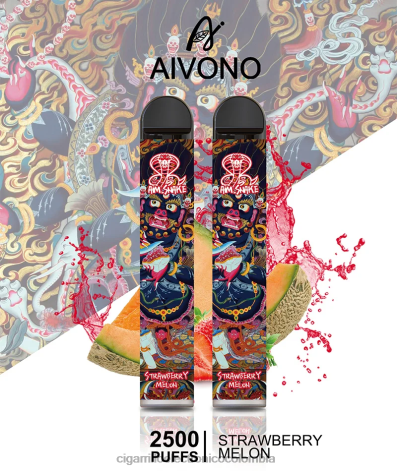 Cigarrillo Electronico Venta Mayoreo - Aivono AIM SNAKE 2500 melón fresa 4T020320