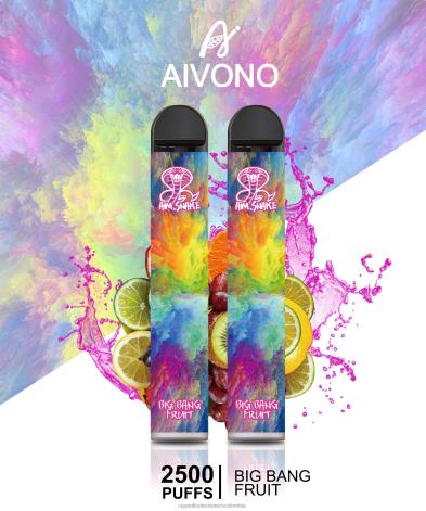 Distribuidor Vapeo Al Por Mayor - Aivono AIM SNAKE 2500 fruta del big bang 4T020322