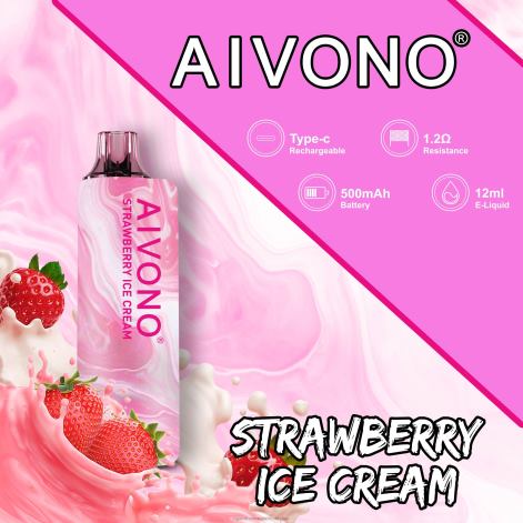 Cigarrillo Electrónico Precio - Aivono AIM GUN 7000 helado de fresa 4T020105