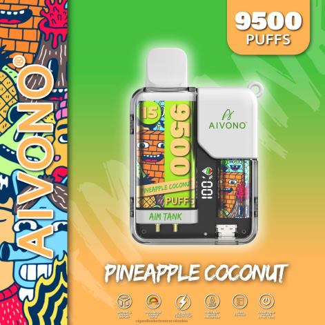 Cigarrillo Electrónico Precio - Aivono AIM TANK 9500 coco piña 4T02040