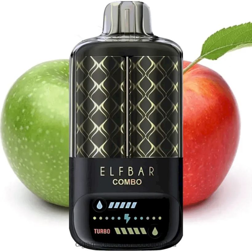 Cigarrillo Electrónico Desechable - shisha manzana verde y doble manzana Elf Bar Combo 25000 XRLZ683