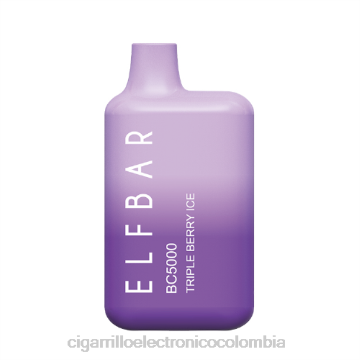 hielo de triple baya - cigarrillo electrónico desechable 6PB4X310 ELFBAR BC5000