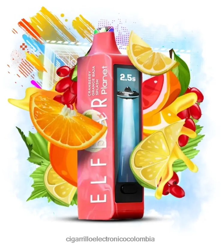 Cigarrillo Electrónico Terea - arándano naranja baja splash Elf Bar Planet 25000 XRLZ6830
