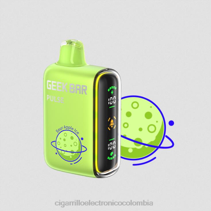 hielo de manzana agria - cigarrillo electrónico iqos 6PB4X85 GEEK BAR Pulse edición planeta 7500 inhalaciones/15000 inhalaciones